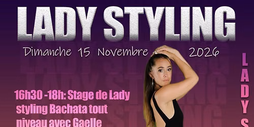 Lady sytling Bachata avec Ga\u00eblle
