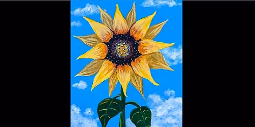 HAPPIEST FLOWER BEGINNER PAINT CLASS