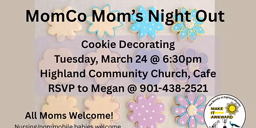 MomCo MNO: Cookie Decorating