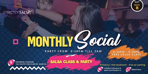 Strictly Salsa - November Monthly Social with FREE Salsa Class