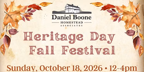 Heritage Day Fall Festival