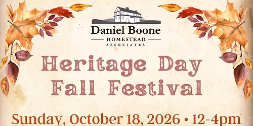 Heritage Day Fall Festival 