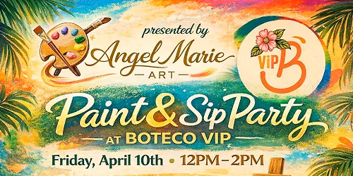 Paint and Sip Party at Boteco VIP! 