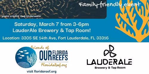 Coral Crew & Brews at LauderAle Brewery! 