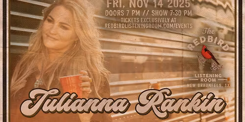 Julianna Rankin @ The Redbird - 7:30 pm