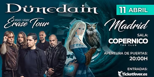 D\u00fcnedain en Madrid (\u00c9rase Tour 2026)
