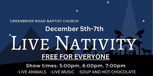 Live Nativity 2025