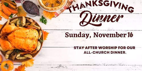 All Church Thanksgiving Lunch