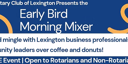 Early Bird Morning Mixer