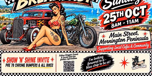 Hot Rod Breakfast, Main St, Mornington