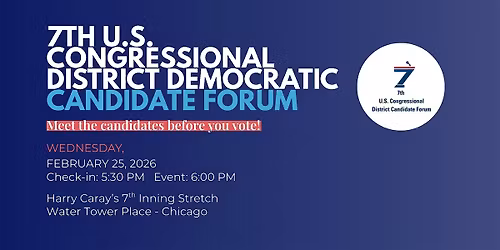Forum for 7th US Congressional District Democratic Candidates