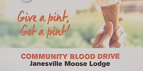 Community Blood Drive. (PUBLIC IS WELCOME)