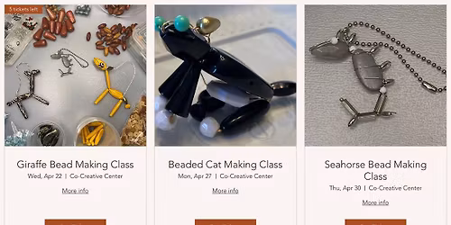 Giraffe Bead Making Class 