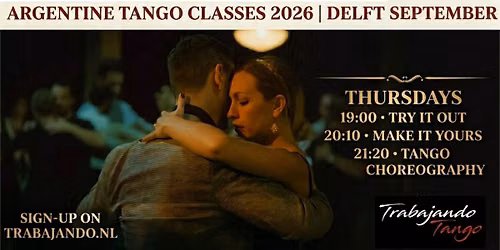 ARGENTINE TANGO CLASSES - SEPTEMBER