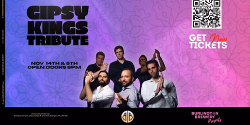 NOV 14TH & 15TH ACCESS - GIPSYKINGS TRIBUTE - DUENDE KINGS 