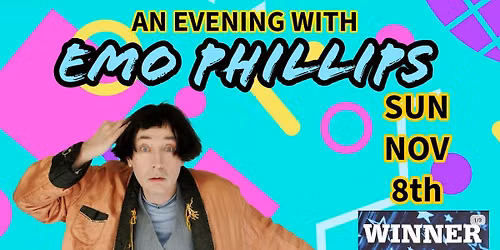 EMO PHILLIPS AT KRACKPOTS COMEDY CLUB, MASSILLON