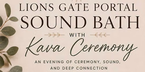 SOUND BATH & CACAO CEREMONY