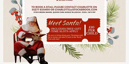 Christmas Shopping Event & Meet Santa! Wednesday 26th November 2025