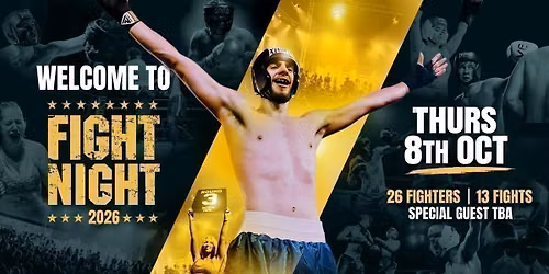 READING FIGHT NIGHT: THURSDAY 8TH OCT 2026 \ud83e\udd4a