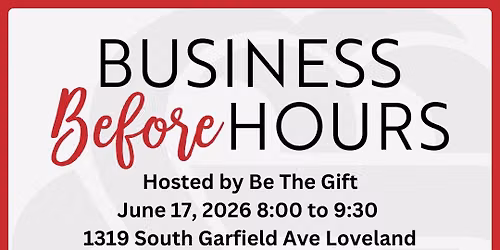 Business Before Hours- Be The Gift