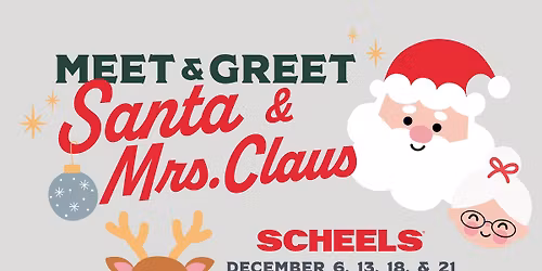 Meet Santa & Mrs. Claus at Springfield SCHEELS