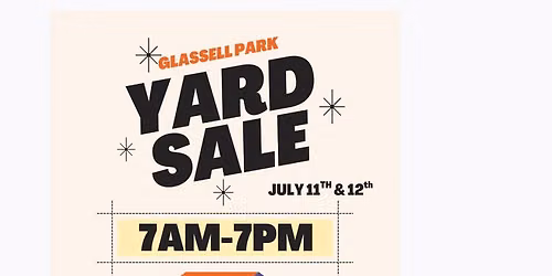 YARD SALE GLASSELL PARK