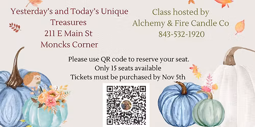 Friendsgiving Candle Pouring