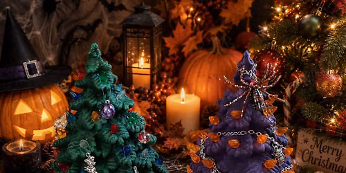 Beat the Heat Holiday Tree Painting 