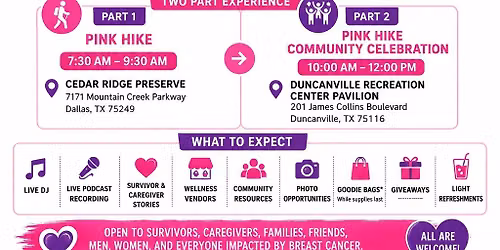 The Pink Hike: Hike, Heal & Honor
