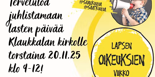 Lasten p\u00e4iv\u00e4 