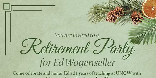 Retirement Party honoring Ed Wagenseller