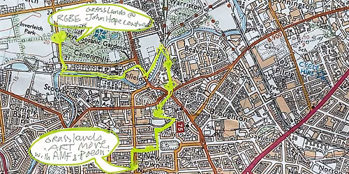 ArtMovesFife ( invited guests Poiesis) present  The Urban Grasslands