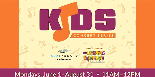 One Loudoun: Free Rocknocerous Kids Concert Series (Mondays from 11-12noon)