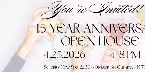 15 Year Anniversary Open House Celebration