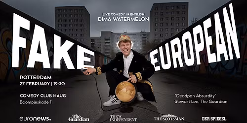 Dima Watermelon: Fake European | Stand-Up Comedy in Rotterdam