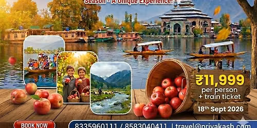 Kashmir Apple Season Group Tour
