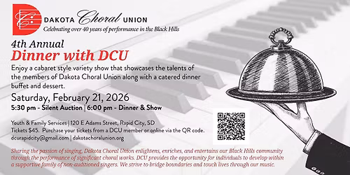Dinner with DCU: A Dakota Choral Union Fundraiser