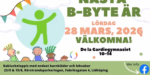 B-bytet 28 MARS 2026, LIDK\u00d6PING