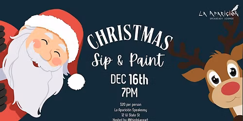 Christmas Sip & Paint