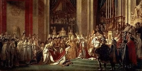 Me Napoleon deur't stad