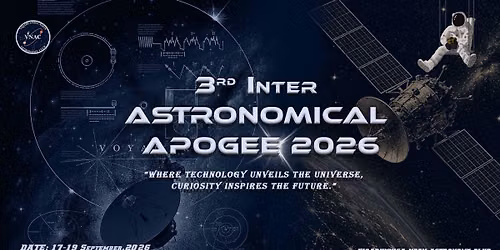 3rd Inter Astronomical Apogee 2026