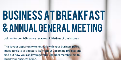Chamber of Commerce AGM Breakfast