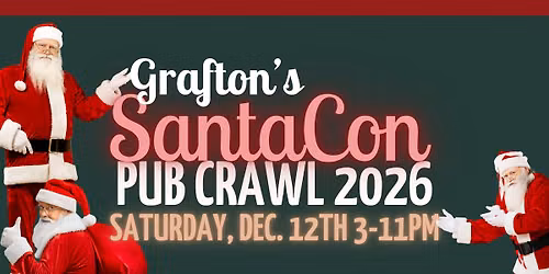 Grafton's SantaCon Pub Crawl 2026