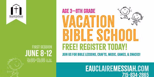 Vacation Bible School \u2013 session 1
