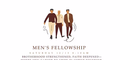 Men's Fellowship Morning