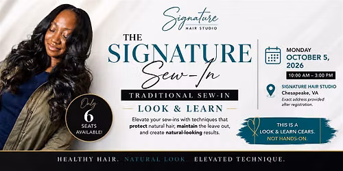 Signature Sew-In Look & Learn
