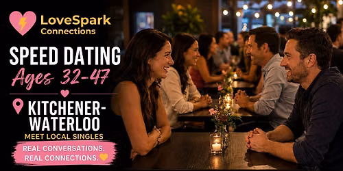 Speed Dating | Ages 32-47 | Kitchener-Waterloo