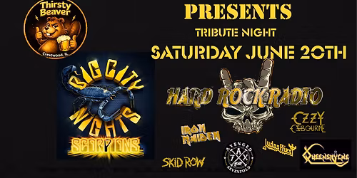 TRIBUTE NIGHT - Big City Nights & Hard Rock Radio 