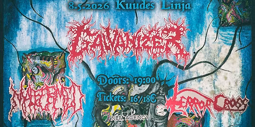 Galvanizer, Malformed & Terror Cross \/ Helsinki, Kuudes Linja