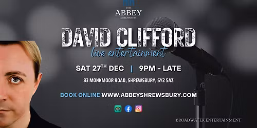 Live Singer - David Clifford